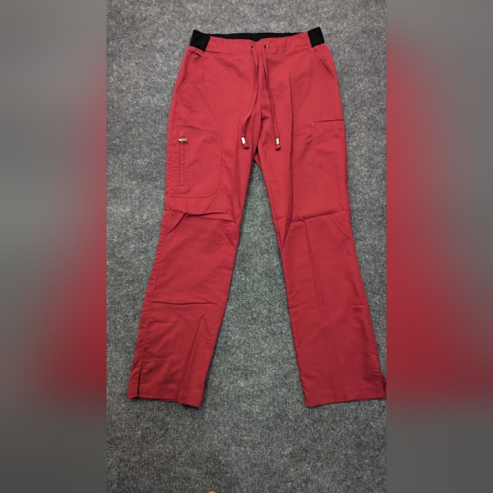Grey's Anatomy maroon scrub pants XS